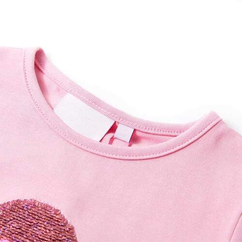 T-shirt til børn str. 92 lyserød