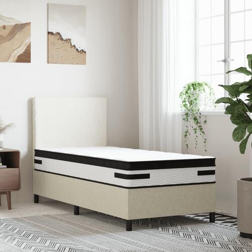 Springmadras med pocketfjedre 90x200 cm medium