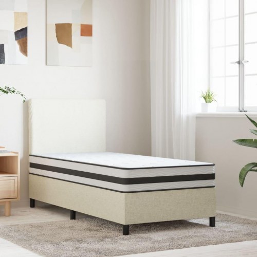 Springmadras med bonellfjedre 90x200 cm - medium fasthed