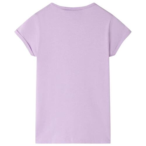 T-shirt til børn str. 104 lilla