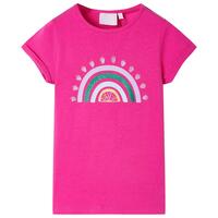 T-shirt til børn str. 92 pink