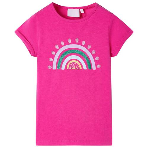 T-shirt til børn str. 92 pink