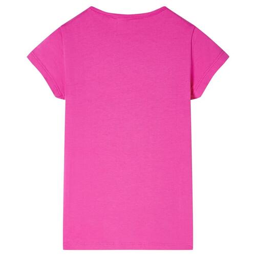 T-shirt til børn str. 128 pink