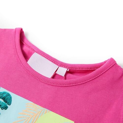 T-shirt til børn str. 128 pink