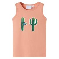 Tanktop til børn str. 92 lys orange
