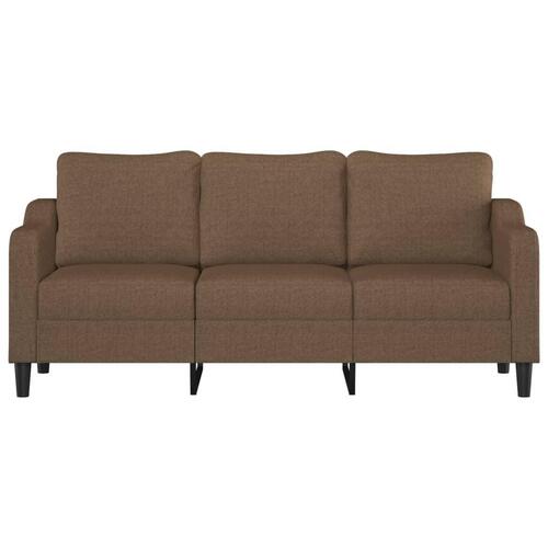 3-personers sofa 180 cm stof brun
