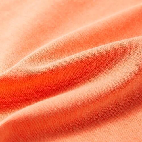 T-shirt til børn str. 116 neon-orange