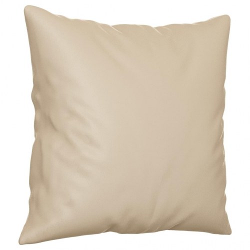 2-personers sofa i mikrofiber med puder 140 cm - creme
