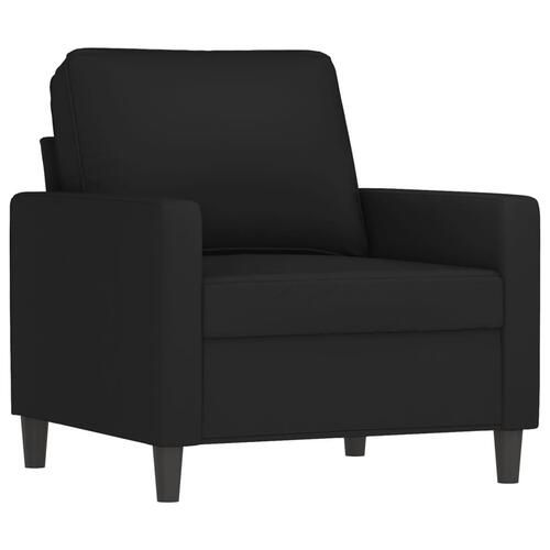 3 personers sofa med puder velour sort