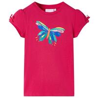 T-shirt til børn str. 104 pink