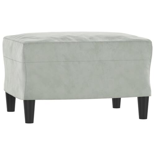 3 personers sofa velour lysegrå