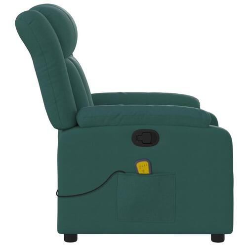 Massagestol stof mørkegrøn