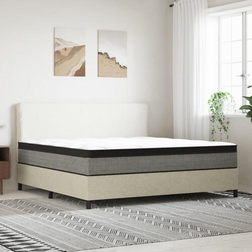 Springmadras m. pocket-fjedre medium plus 200x200 cm