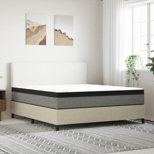 Springmadras m. pocket-fjedre medium fasthed 180x200 cm