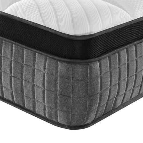 Springmadras m. pocket-fjedre medium fasthed 180x200 cm