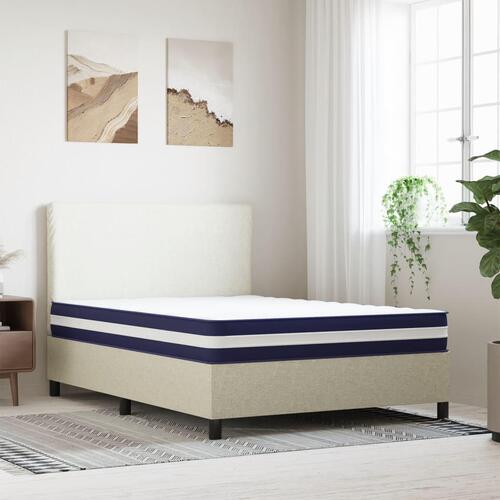 Springmadras med pocketfjedre 120x200 cm medium fast