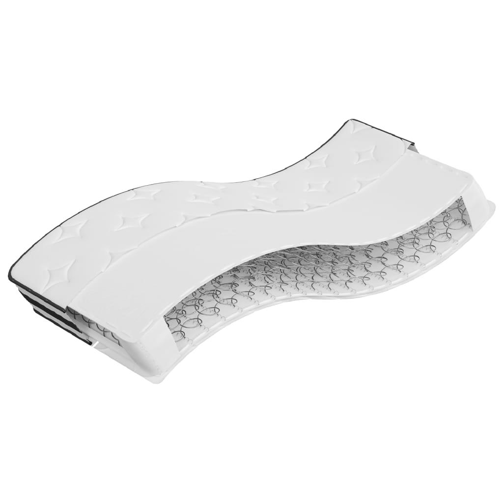 Springmadras med bonellfjedre 90x190 cm medium enkeltstørrelse