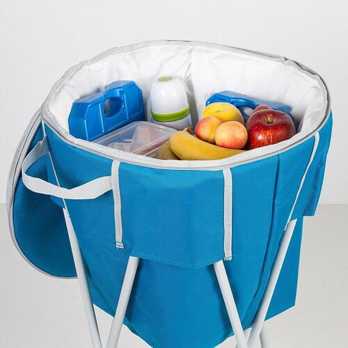 Transportabel Køleboks Aktive Blå Foldbar Med støtte 43 x 85 x 43 cm (2 enheder)