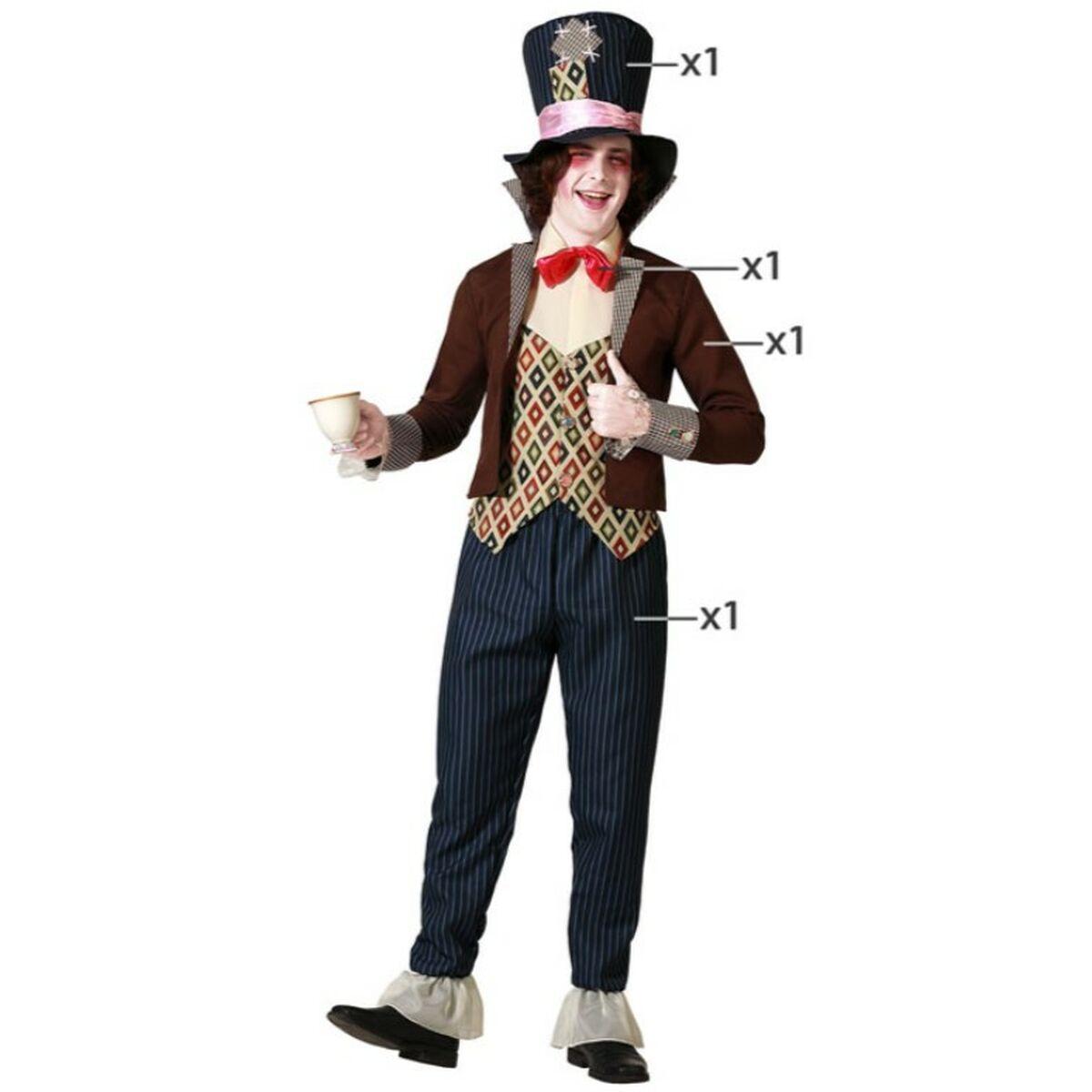 Kostume til voksne Gal hattemager kvinde M/L