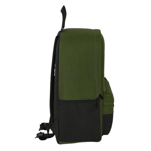 Laptop rygsæk Safta Dark Forest Sort Grøn 31 x 40 x 16 cm