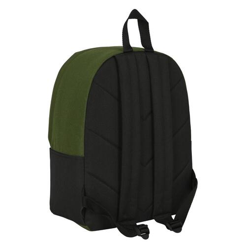 Laptop rygsæk Safta Dark Forest Sort Grøn 31 x 40 x 16 cm