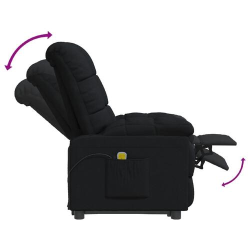 Massagestol stof sort