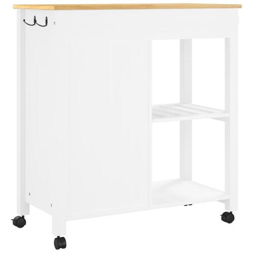 Køkkenvogn MONZA 84x40x90 cm massivt fyrretræ