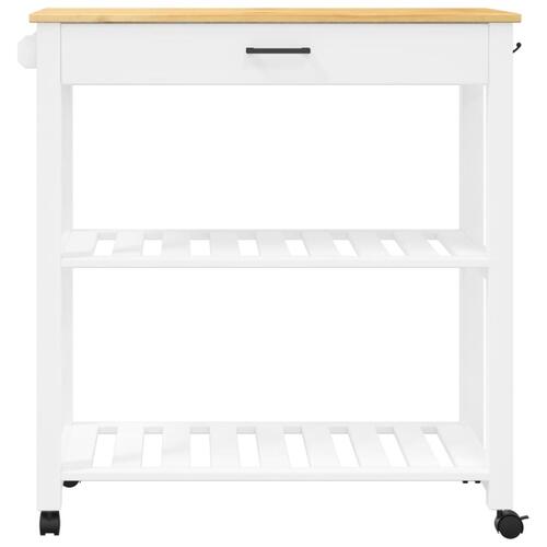 Køkkenvogn MONZA 84x40x90 cm massivt fyrretræ