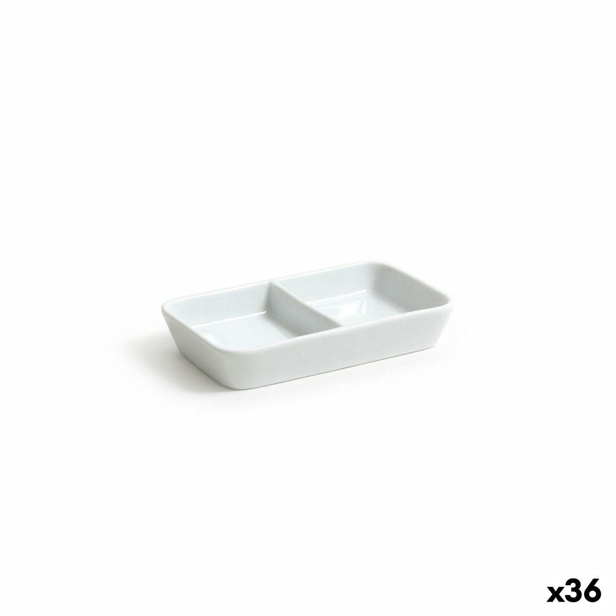 Snack bakke Lattice 12 x 7,2 x 2,3 cm (36 Enheder)
