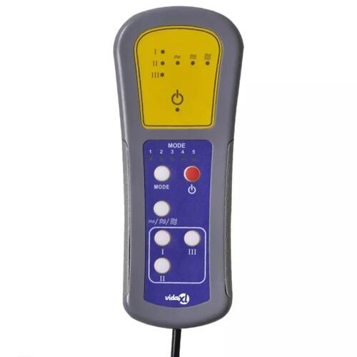 Massagestol stof cremefarvet