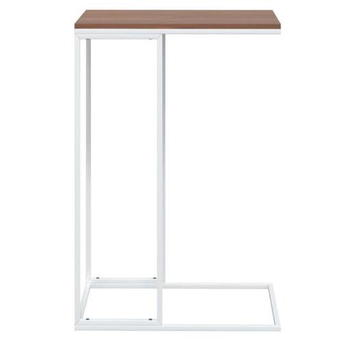 Sidebord 40x30x59 cm konstrueret træ hvid