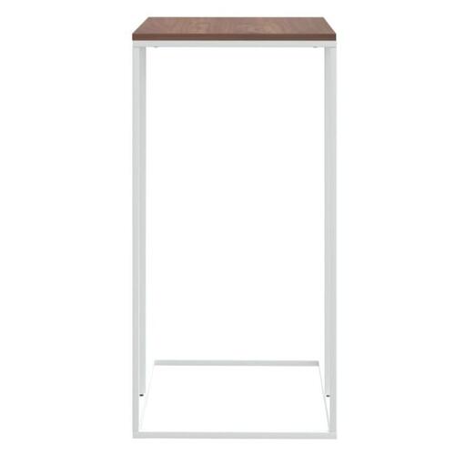 Sidebord 40x30x59 cm konstrueret træ hvid
