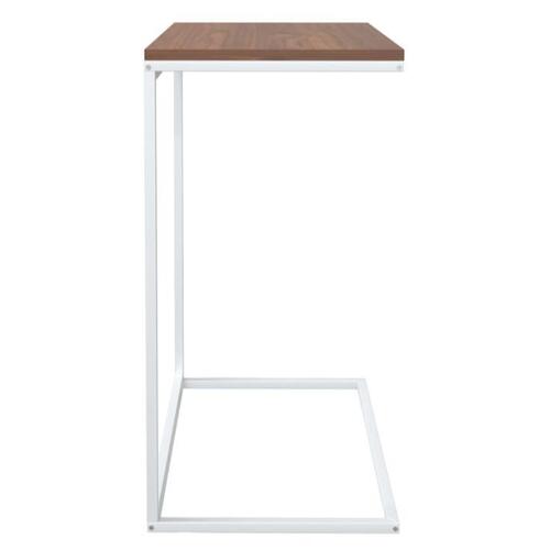 Sidebord 55x35x66 cm konstrueret træ hvid