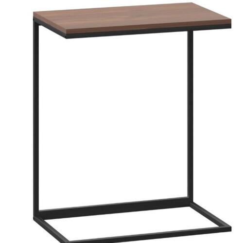 Sidebord 55x35x66 cm konstrueret træ sort