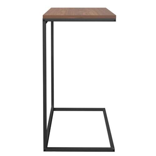 Sidebord 55x35x66 cm konstrueret træ sort