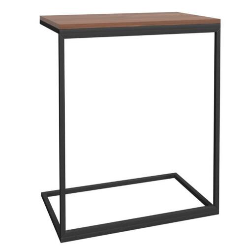 Sidebord 55x35x66 cm konstrueret træ sort