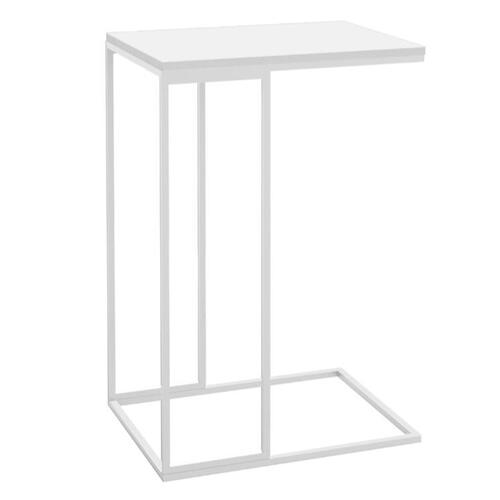 Sidebord 40x30x59 cm konstrueret træ hvid