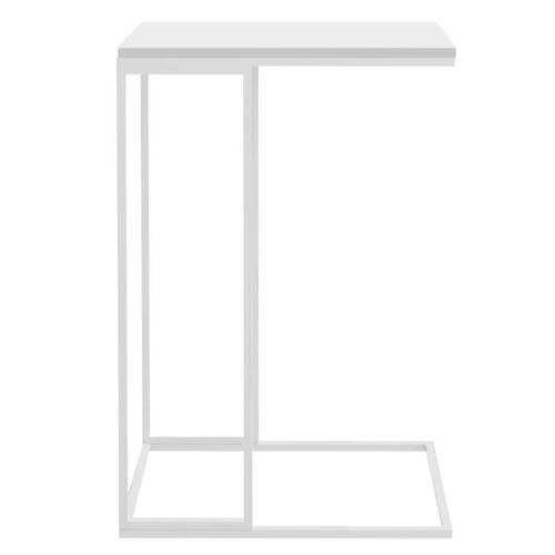 Sidebord 40x30x59 cm konstrueret træ hvid