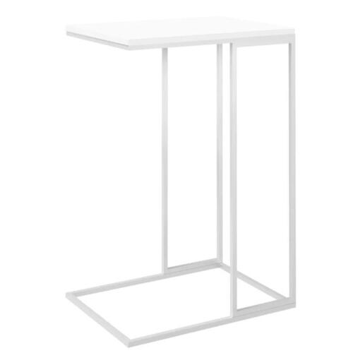 Sidebord 40x30x59 cm konstrueret træ hvid