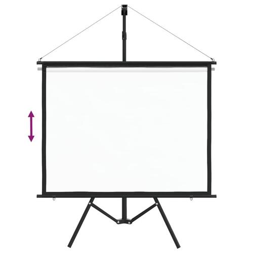 Projektorlærred med trefod 50" 4:3