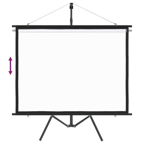 Projektorlærred med trefod 60" 4:3