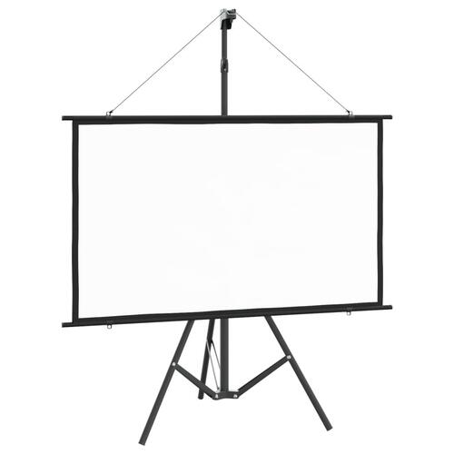 Projektorlærred med trefod 50" 16:9
