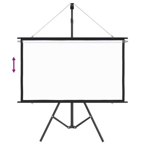 Projektorlærred med trefod 50" 16:9
