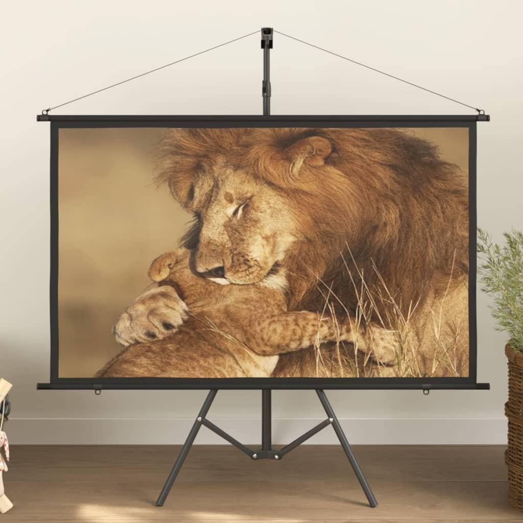 Projektorlærred med trefod 60" 16:9