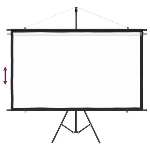 Projektorlærred med trefod 84" 16:9