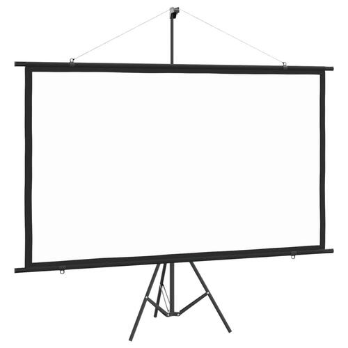 Projektorlærred med trefod 90" 16:9
