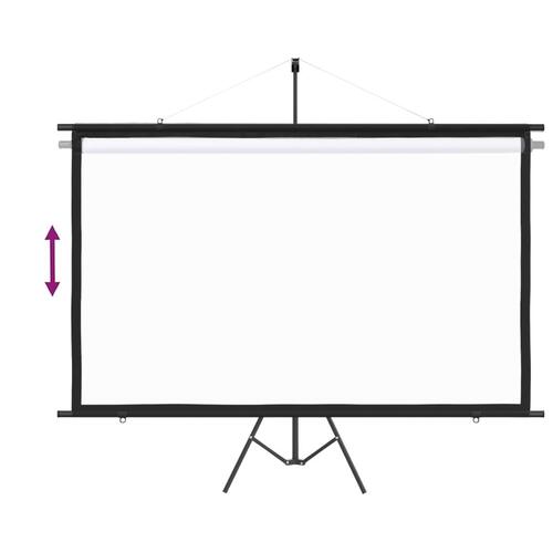 Projektorlærred med trefod 100" 16:9