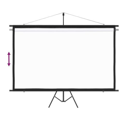 Projektorlærred med trefod 108" 16:9