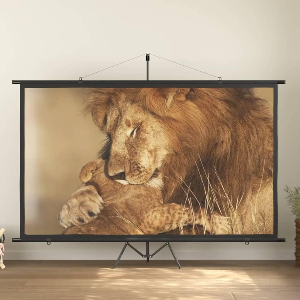 Projektorlærred med trefod 120" 16:9