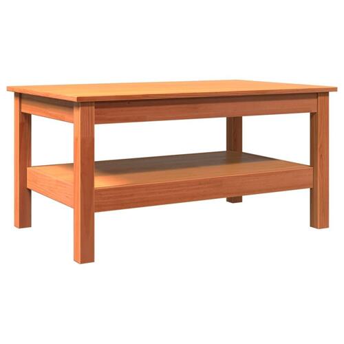 Sofabord 80x50x40 cm massivt fyrretræ gyldenbrun